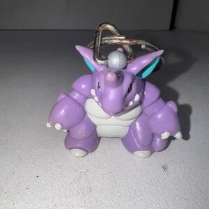 Vintage 1999 Pokémon Burger King Nidoking Key Chain Rare